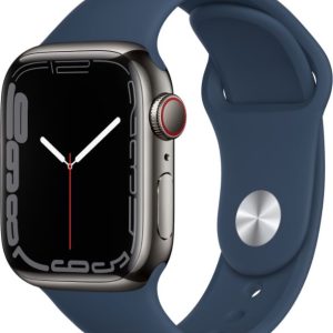 Smartwatch Apple Watch 7 GPS + Cellular 41mm Niebieski (MKJ13WB/A).