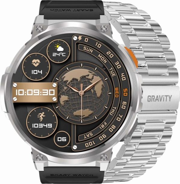 Smartwatch Gravity GT23-2 Czarny (GT23).