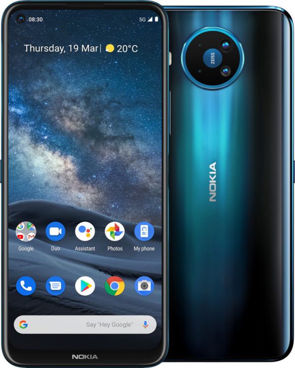Smartfon Nokia 8.3 64 GB Dual SIM Niebieski - 5945434