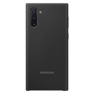 Etui na smartfon SAMSUNG Silicone Cover Galaxy Note 10 Czarny EF-PN970TBEGWW