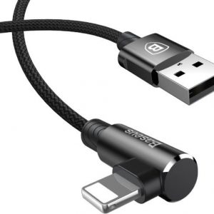 Kabel USB Baseus Kabel Baseus MVP kątowy IPHONE 2A 1m czarny CALMVP-01.