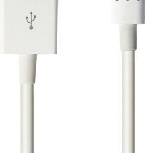 Kabel USB MustHavz iPhone 5/6/7 2m biały.