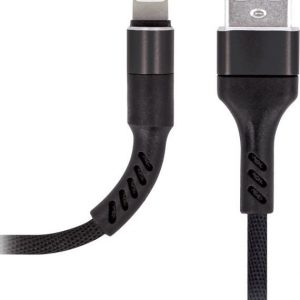 Kabel USB MaxLife Kabel Maxlife MXUC-01 do iPhone / iPad / iPod 8-PIN Fast Charge 2A czarny.
