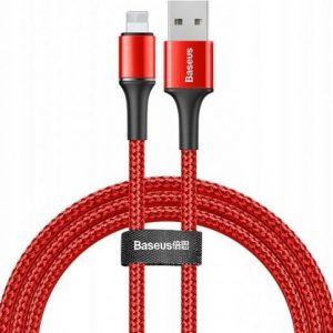 Kabel USB Baseus BASEUS PODŚWIETLANY KABEL OPLOT USB IPHONE 1