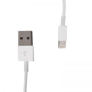 Kabel USB Whitenergy do Apple iPhone 5 transfer/ładowanie 100cm biały (09980).