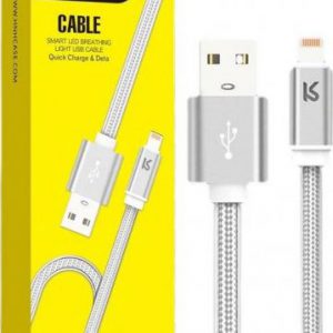 Kabel USB KAKU Kabel iPhone Lightning 2.8A 2m Szybkie ładowanie KAKU Xingguang (KSC-090) szary.