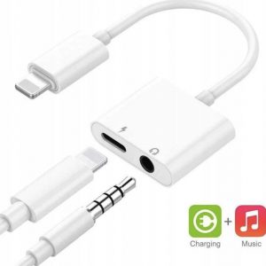Adapter USB Adapter iPhone lightning ładowarka słuchawki kabel.