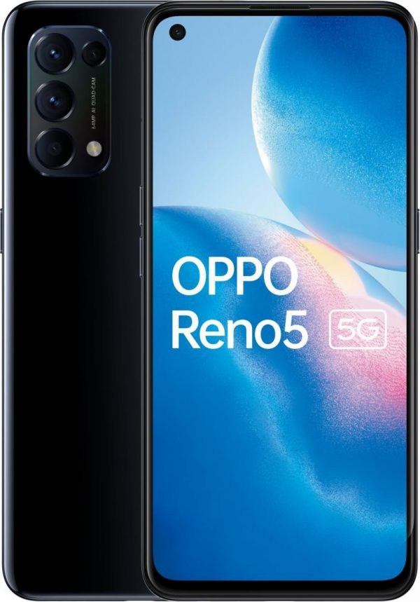 Smartfon Oppo Reno5 5G 8/128GB Dual SIM Czarny (CPH2145B) - 8290009