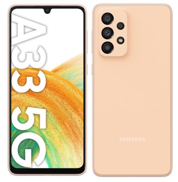 Smartfon Samsung Galaxy A33 5G 128GB Dual SIM pomarańczowy (A336) - 753468