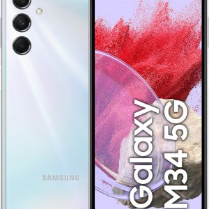 Smartfon Samsung Galaxy M34 5G 128GB Dual SIM srebrny (M346) - 870914