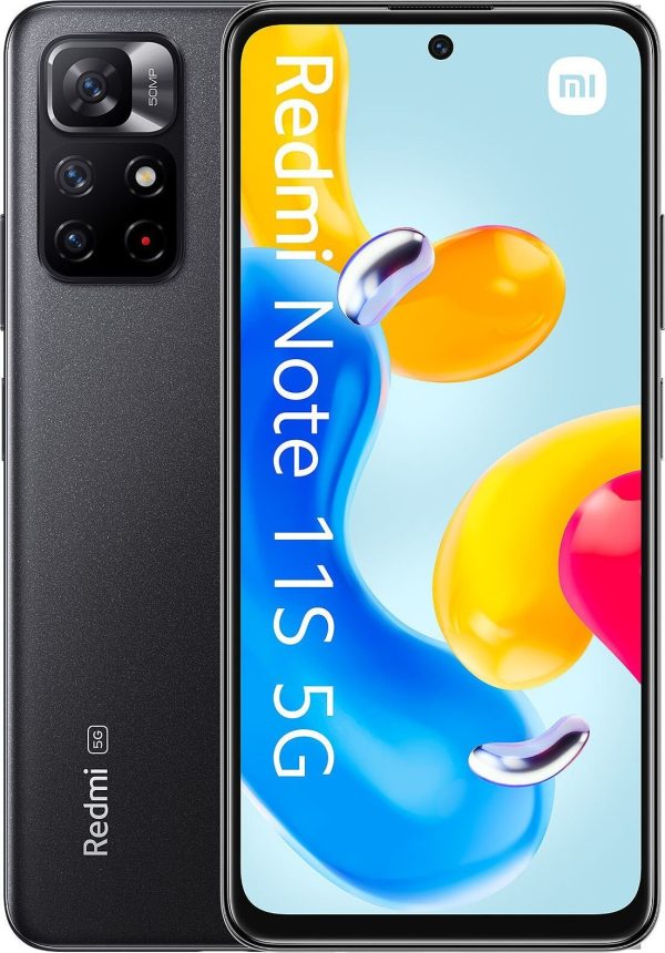 Smartfon Xiaomi Redmi Note 11S 5G 4/64GB Czarny (6934177783432) - 11272619