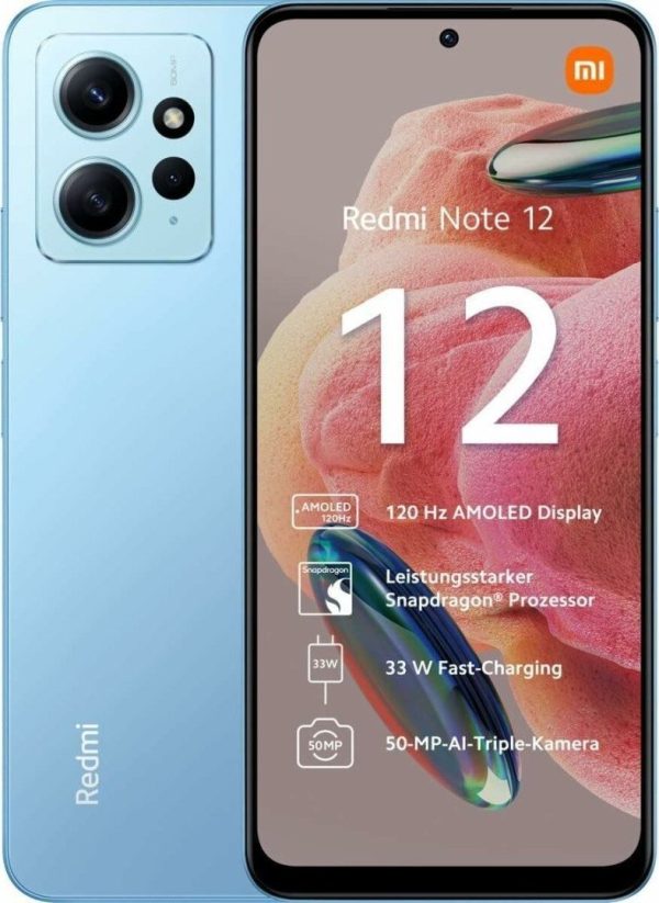 Smartfon Xiaomi Redmi Note 12 8/256GB Niebieski (S0452392) - 13092026