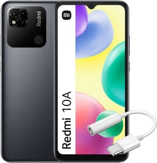Smartfon Xiaomi Redmi 10A + kabel USB-C 3/64GB Szary (S7818087) - 13136089