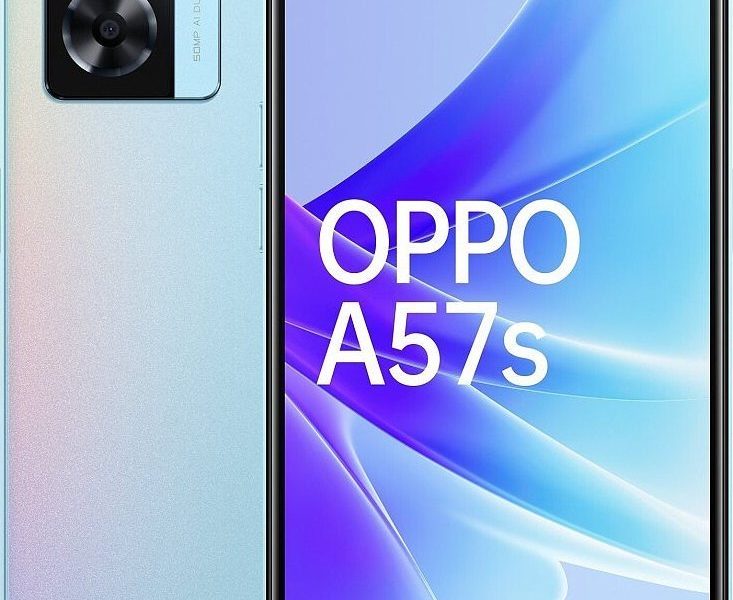 Oppo A57s 4/128GB Niebieski – Nowoczesny Smartfon z Wysoką Wydajnością i Stylowym Designem