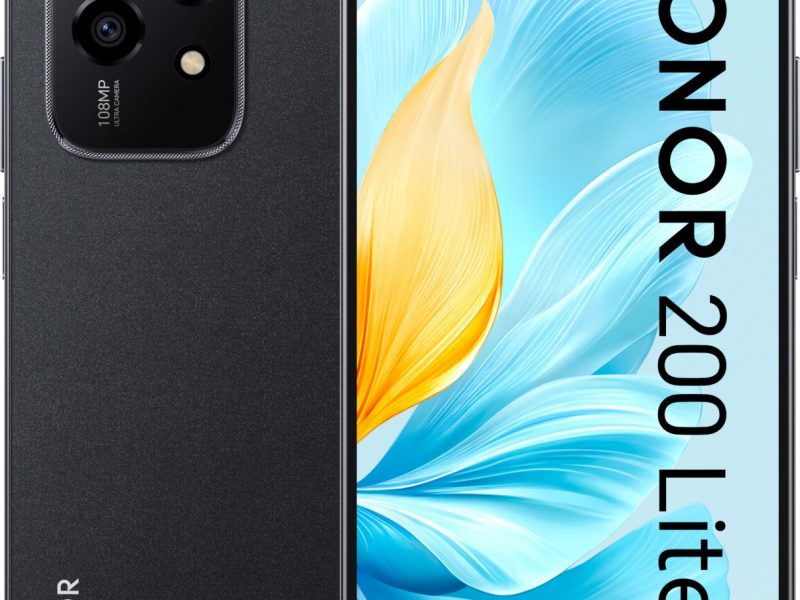 HONOR 200 Lite 8/256GB Czarny: Nowoczesny Smartfon z Wydajnym Procesorem i Doskonałymi Aparatami