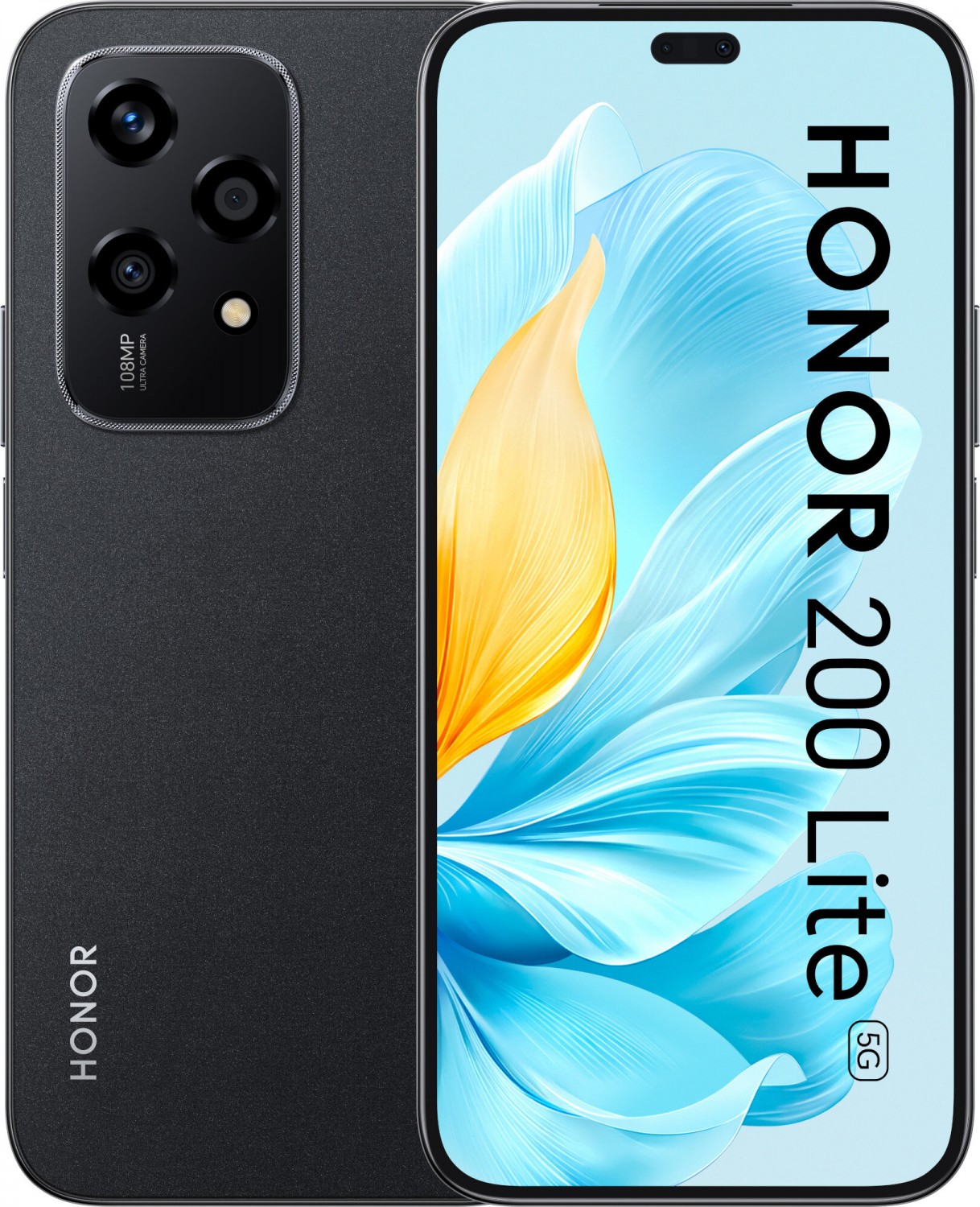 HONOR 200 Lite 8/256GB Czarny: Nowoczesny Smartfon z Wydajnym Procesorem i Doskonałymi Aparatami