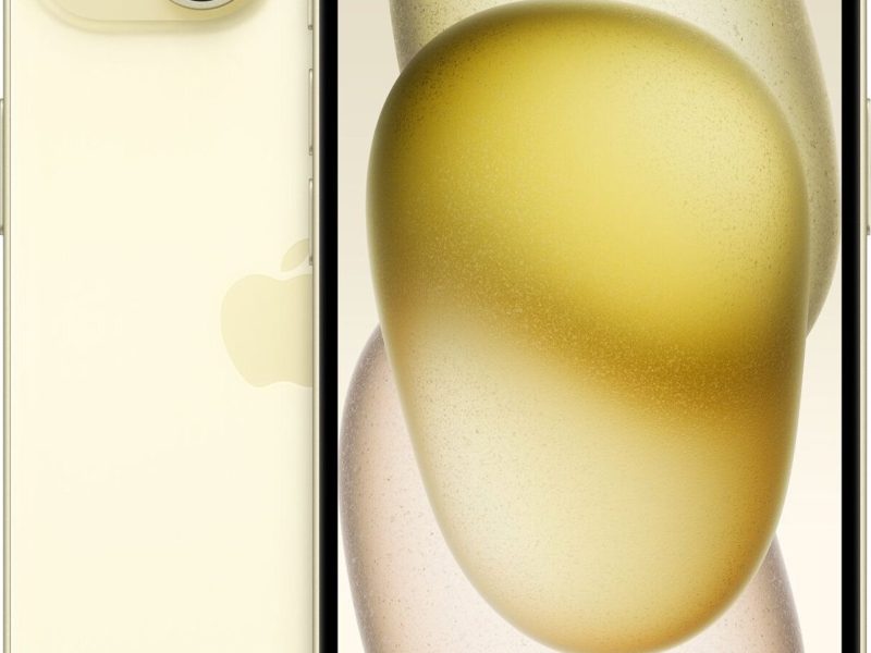 Apple iPhone 15 128GB Yellow (MTP23) – Innowacyjny Smartfon z Wyjątkowym Designem i Wydajnością