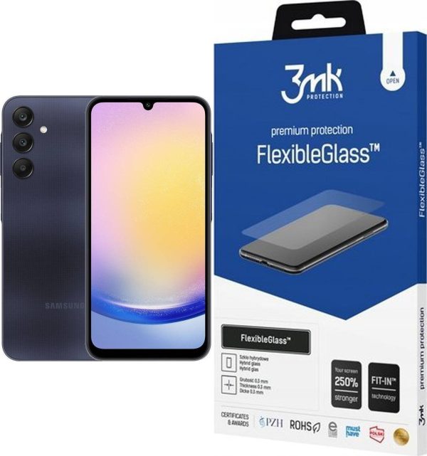 Smartfon Samsung Galaxy A25 5G 8/256GB Czarny (SM-A256BZKHEUE) + 3MK FlexibleGlass - 9069297