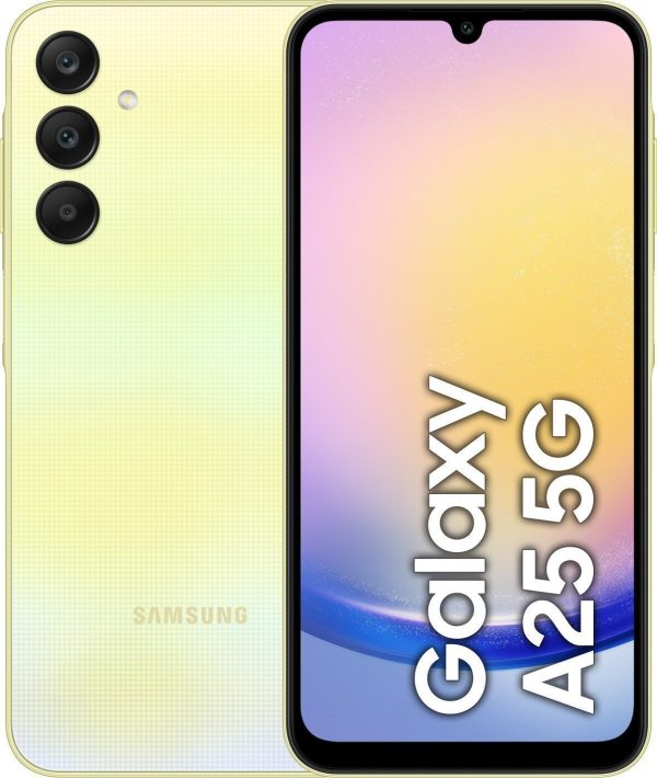 Smartfon Samsung Galaxy A25 5G 8/256GB Żółty (SM-A256BZYHEUB) + 3MK FlexibleGlass - 9069307