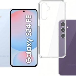 Smartfon Samsung Galaxy S24 FE 5G 8/128GB Niebieski (SM-S721BLBDEUE) + Etui Clear Case - 12716494