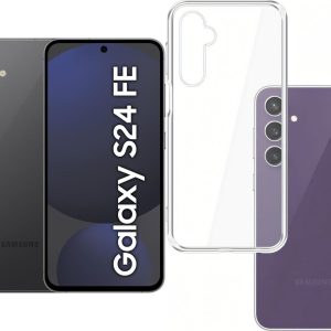 Smartfon Samsung Galaxy S24 FE 5G 8/128GB Grafitowy (SM-S721BZKDEUE) + Etui Clear Case - 12716495