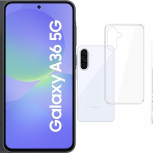 Smartfon Samsung Galaxy A36 5G 8/256GB Czarny (SM-A366BZKGEUE) + Etui Clear Case - 12716518
