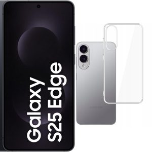 Smartfon Samsung Galaxy S25 Edge 12/512GB Czarny (SM-S937BZK) + Etui Clear Case - 12716538