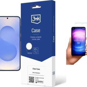 Smartfon Samsung Galaxy S25 5G 12/256GB Granatowy (SM-S931BDB) + FlexibleGlass + Etui Clear Case - 12716581