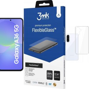 Smartfon Samsung Galaxy A36 5G 8/256GB Czarny (SM-A366BZKGEUE) + FlexibleGlass + Etui Clear Case - 12716594