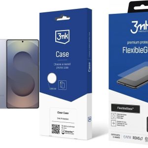 Smartfon Samsung Galaxy S25 Ultra 5G 12/256GB Niebieski (SM-S938BZB) + FlexibleGlass + Etui Clear Case - 12716602