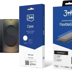 Smartfon Samsung Galaxy S25 Ultra 12/256GB Czarny (SM-S938BZK) + FlexibleGlass + Etui Clear Case - 12716603