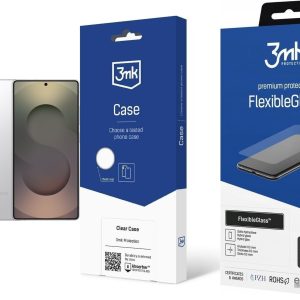 Smartfon Samsung Galaxy S25 Ultra 5G 12/512GB Srebrny (SM-S938BZS) + FlexibleGlass + Etui Clear Case - 12716609