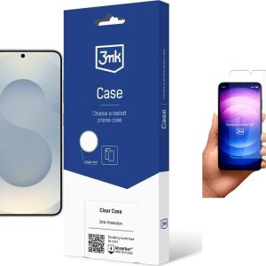 Smartfon Samsung Galaxy S25 5G 12/256GB Srebrny (SM-S931BZS) + FlexibleGlass + Etui Clear Case - 12716611