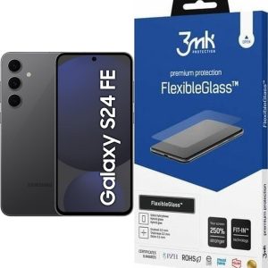 Smartfon Samsung Galaxy S24 FE 5G 8/256GB Czarny (SM-S721BZKGEUB) + FlexibleGlass - 8270905