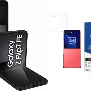 Smartfon Samsung Galaxy Z Flip7 FE 5G 8/128GB Czarny (SM-F761BZKGEUE) + FlexibleGlass - 8455449