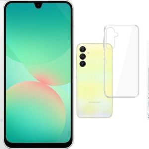 Smartfon Samsung Galaxy A26 5G 6/128GB Biały (8806097072874) + Etui Clear Case - 8455480