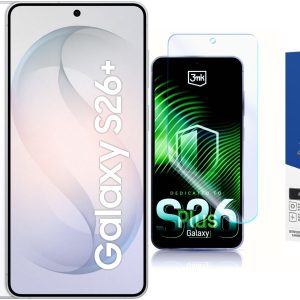Smartfon Samsung Galaxy S26+ 5G 12/512GB Biały (SM-S947BZWGEUE) + FlexibleGlass - 8466218