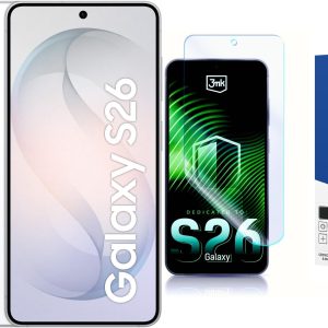 Smartfon Samsung Galaxy S26 5G 12/512GB Biały (SM-S942BZWHEUE) + FlexibleGlass - 8466222