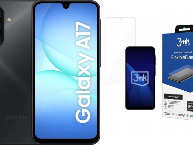 Samsung Galaxy A17 4/128GB Czarny z FlexibleGlass – Nowoczesny Smartfon w Przystępnej Cenie