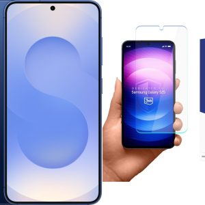 Smartfon Samsung Galaxy S25 5G 12/128GB Granatowy (SM-S931BDB) + FlexibleGlass - 9837196
