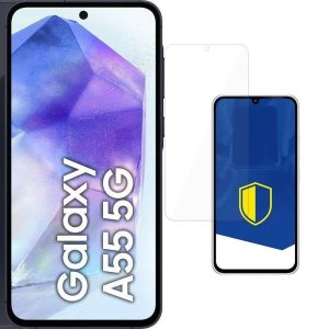 Smartfon Samsung Galaxy A55 5G 8/128GB Black Enterprise Edition (SM-A556BZK) + FlexibleGlass - 9837768