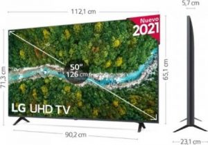 Telewizor LG Smart TV LG 50UP76706 50" 4K Ultra HD LED Wifi