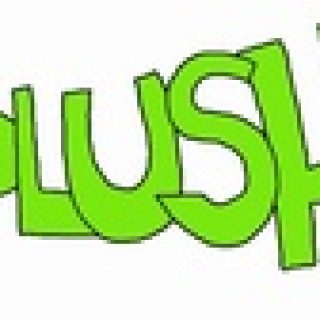 plush logo małe