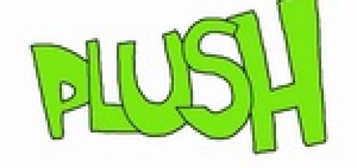 plush logo małe