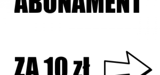 Abonament za 10zł