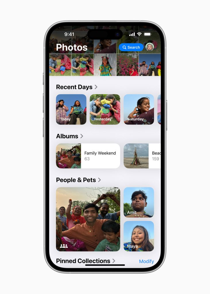 Apple iOS 18 zdjecia zmienione