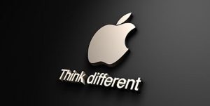 apple logo intro think different