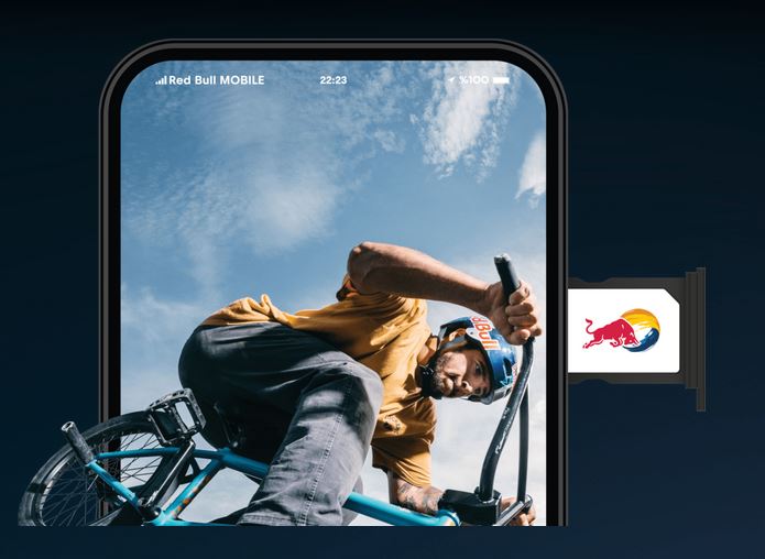 red bull mobile grafika