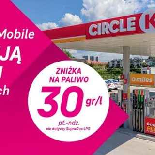 T-Mobile tańsze tankowanie na Circle K