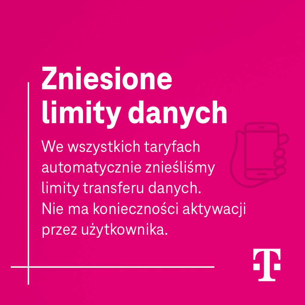 zniesione limity danych t-mobile